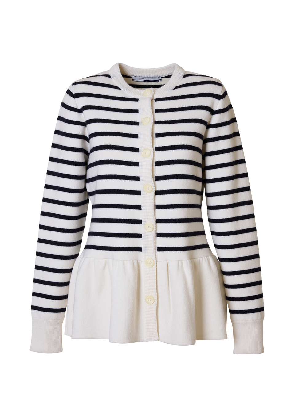 PEPLUM KNIT CARDIGAN