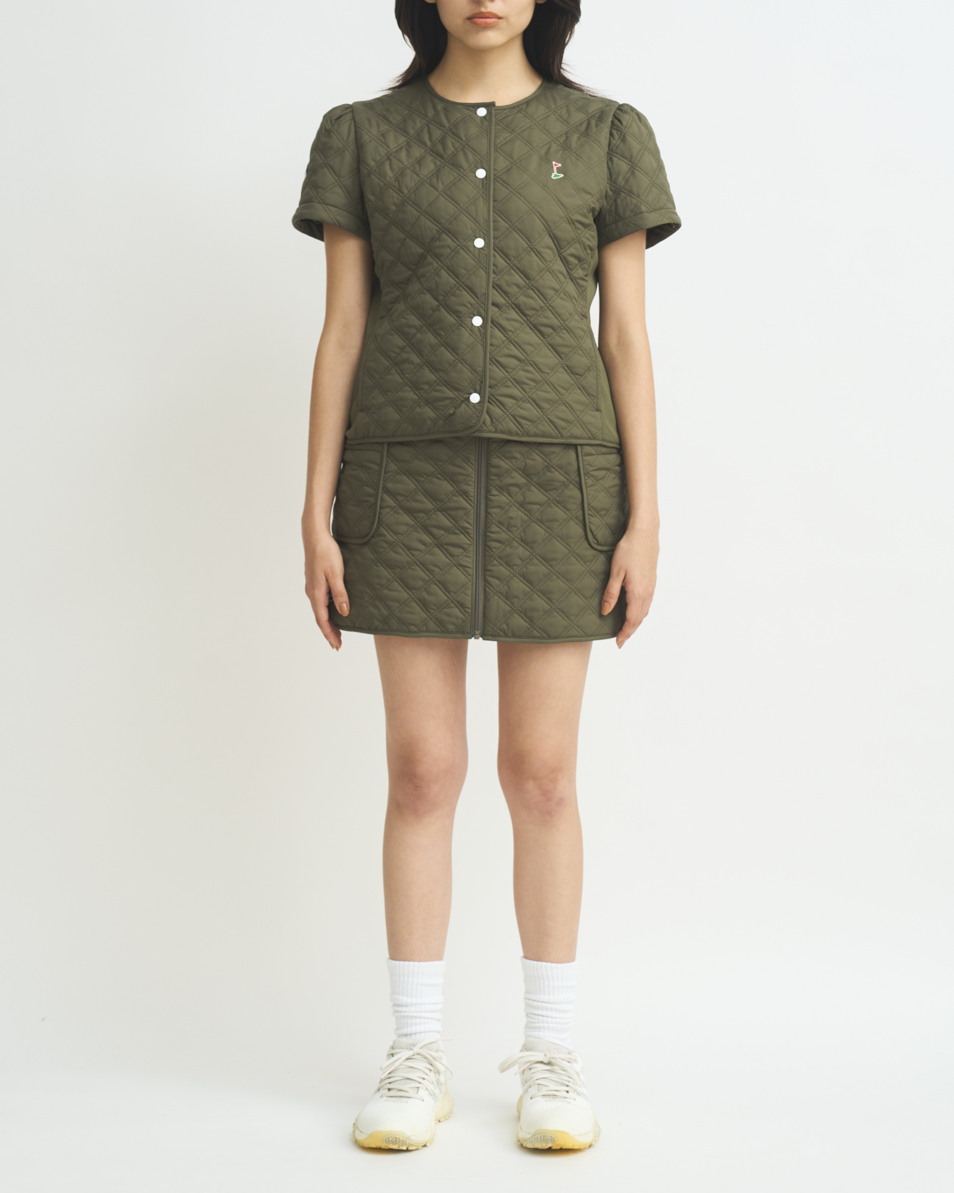 GDT QUILTED MINI SKIRT