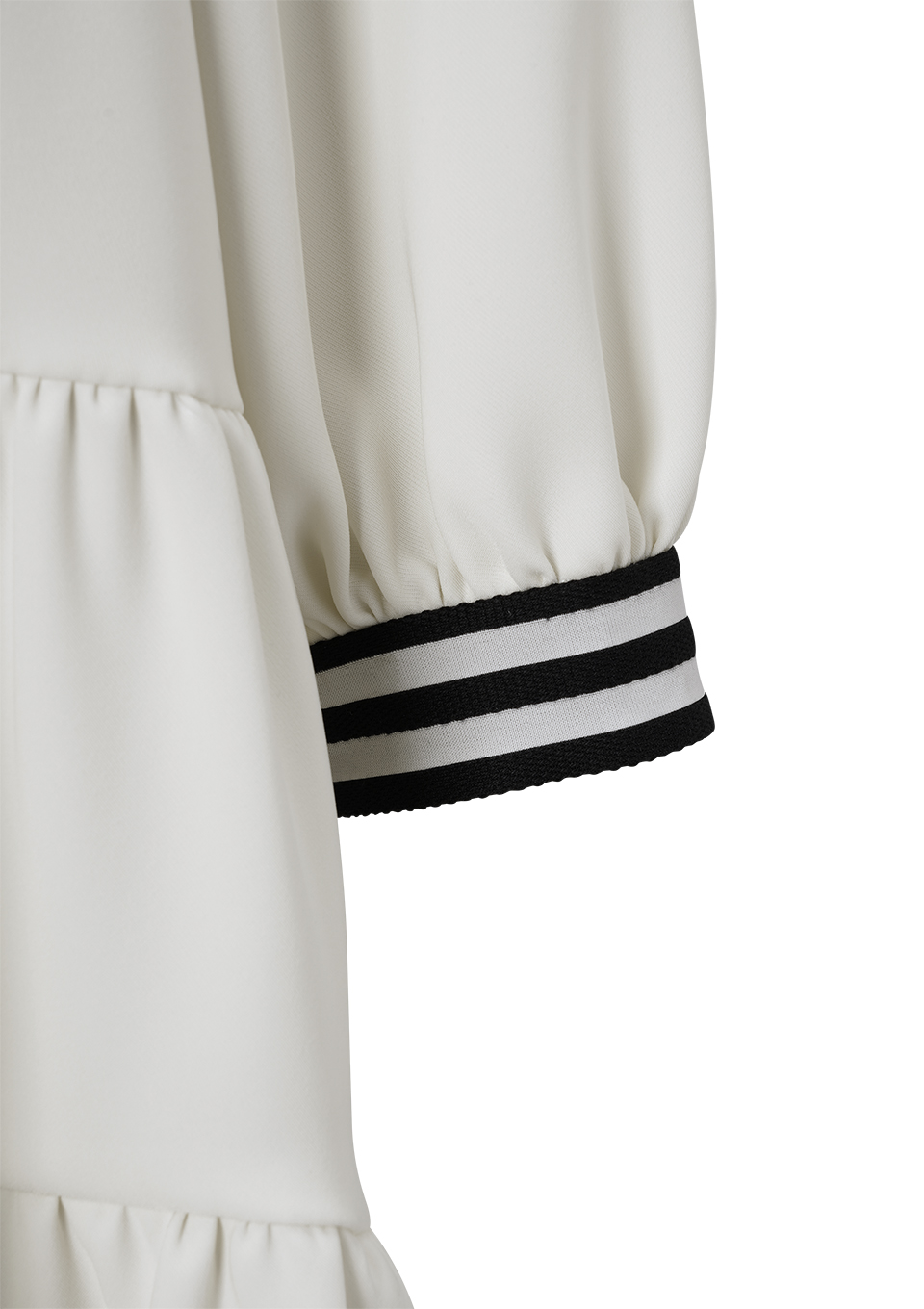 TWILL TIERED BLOUSE