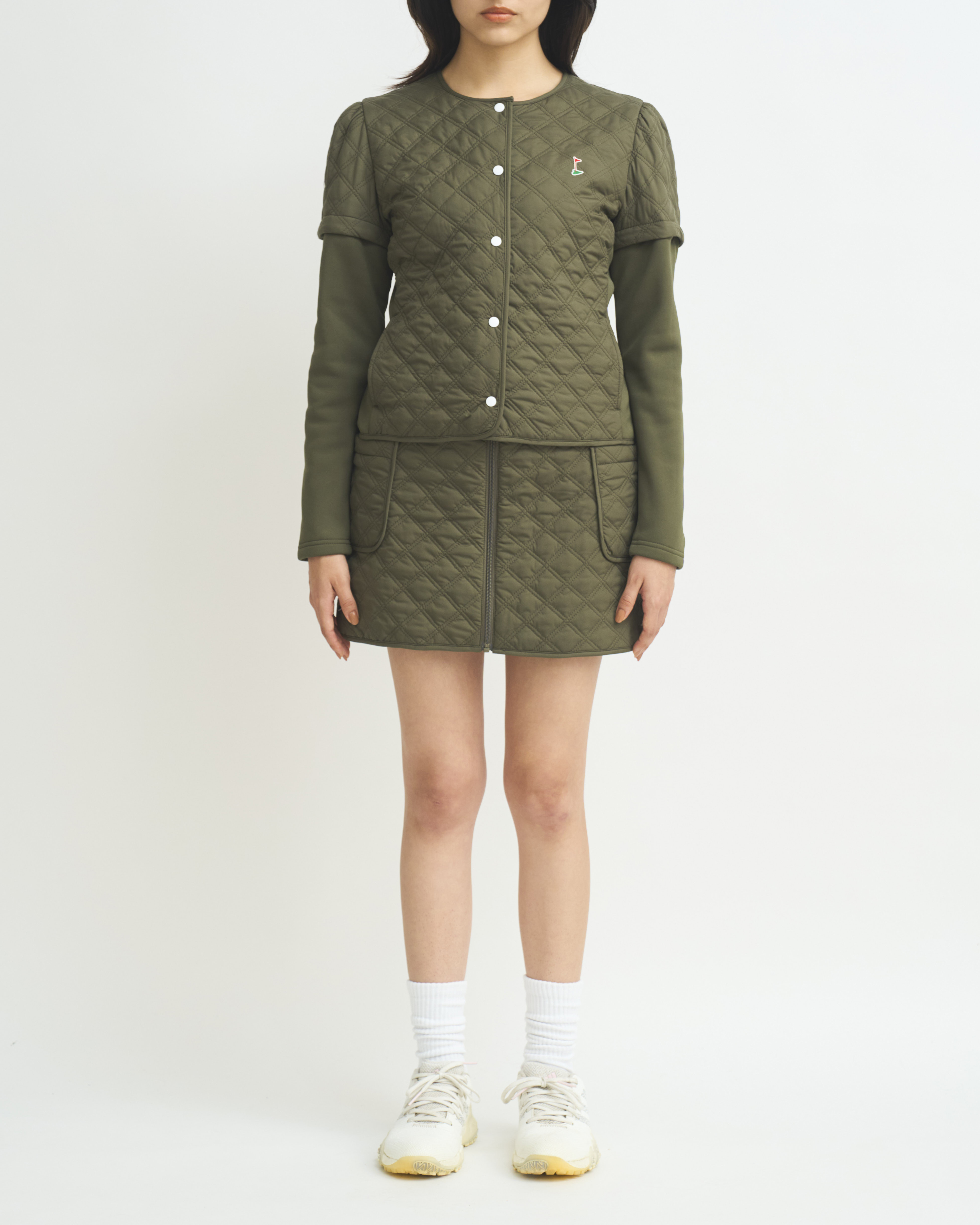 GDT QUILTED MINI SKIRT