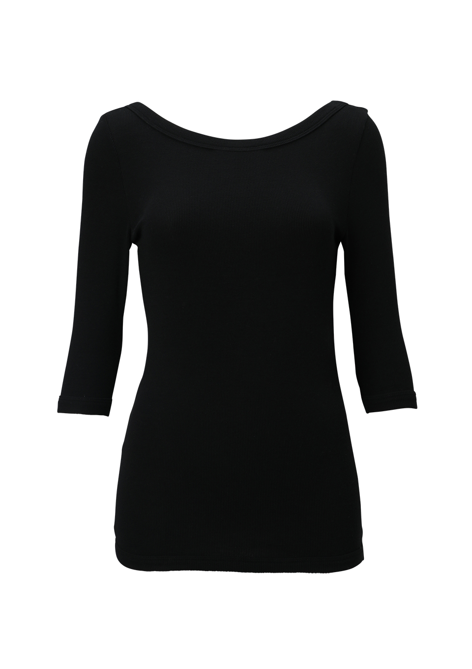 HALF SLEEVE RIB TEE