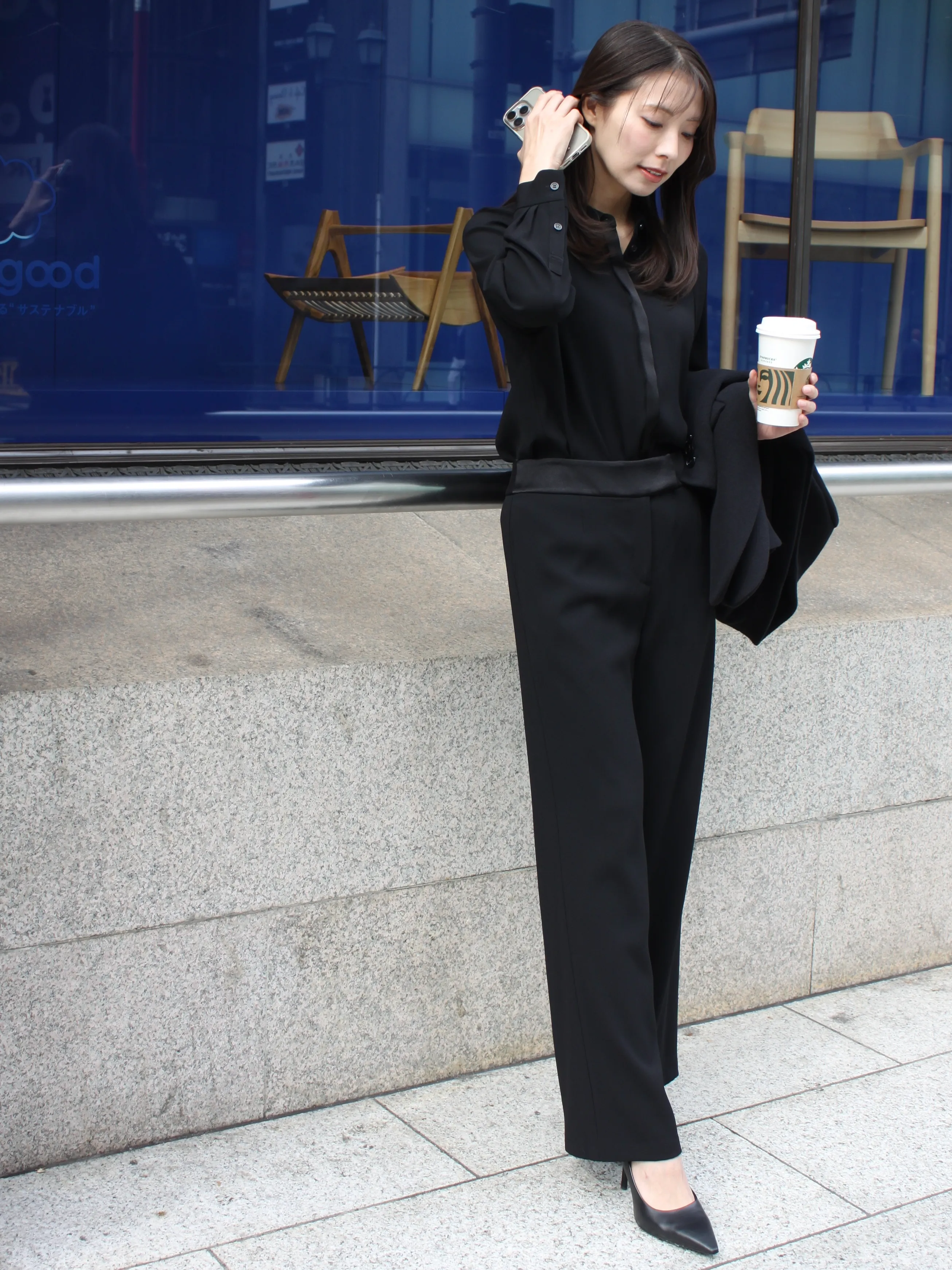 Style.1 BACK SATIN SET-UP