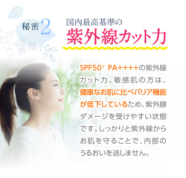 紫外線カット力