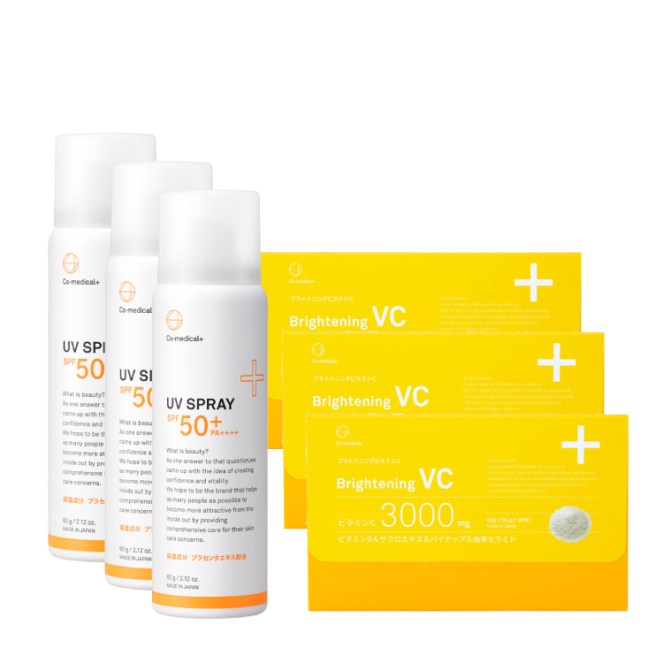 CO UVスプレー＆ ブライトニングビタミンC