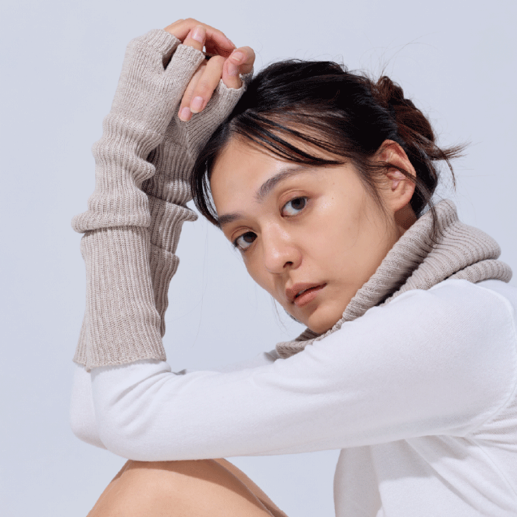 peu a beaute アームウォーマー