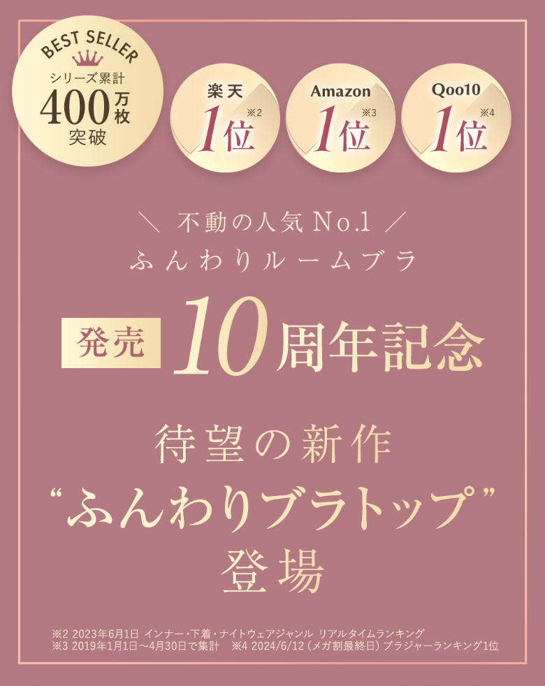 Angellir待望の新作「ふんわりブラトップ」登場