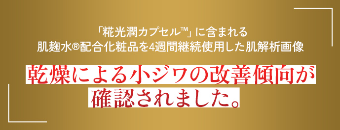 糀のチカラ。