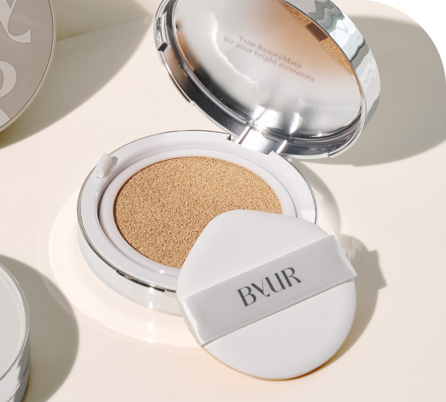 ファンデがしみ込みすぎないパフを新採用