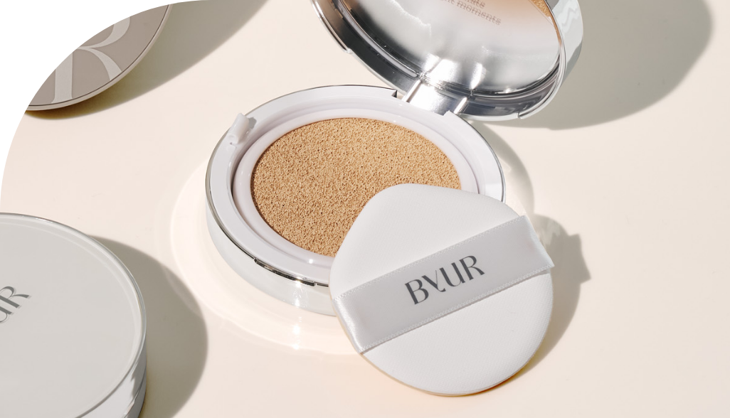 ファンデがしみ込みすぎないパフを新採用