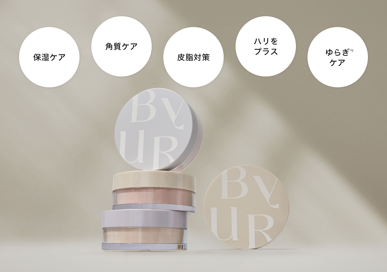 毛穴管理*1のための5つのアプローチ