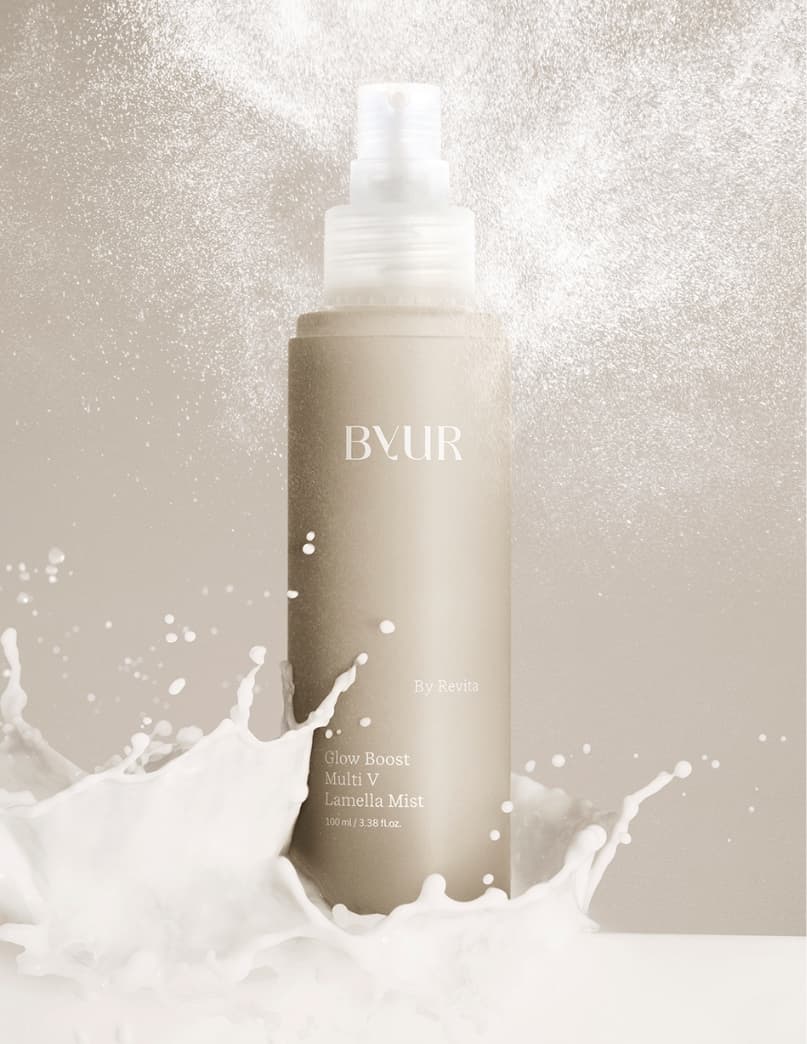 わずか0.8*1秒でセラムチャージ。ビタミン*2と発酵PDRN*3がぐんぐんなじむラメラミルクビタミン*2ミスト