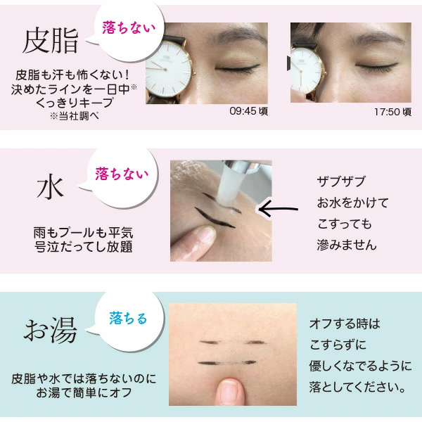 MEIQUE 目もとがRAKUDA アイライナー カラー: 鮮麗ブラウン