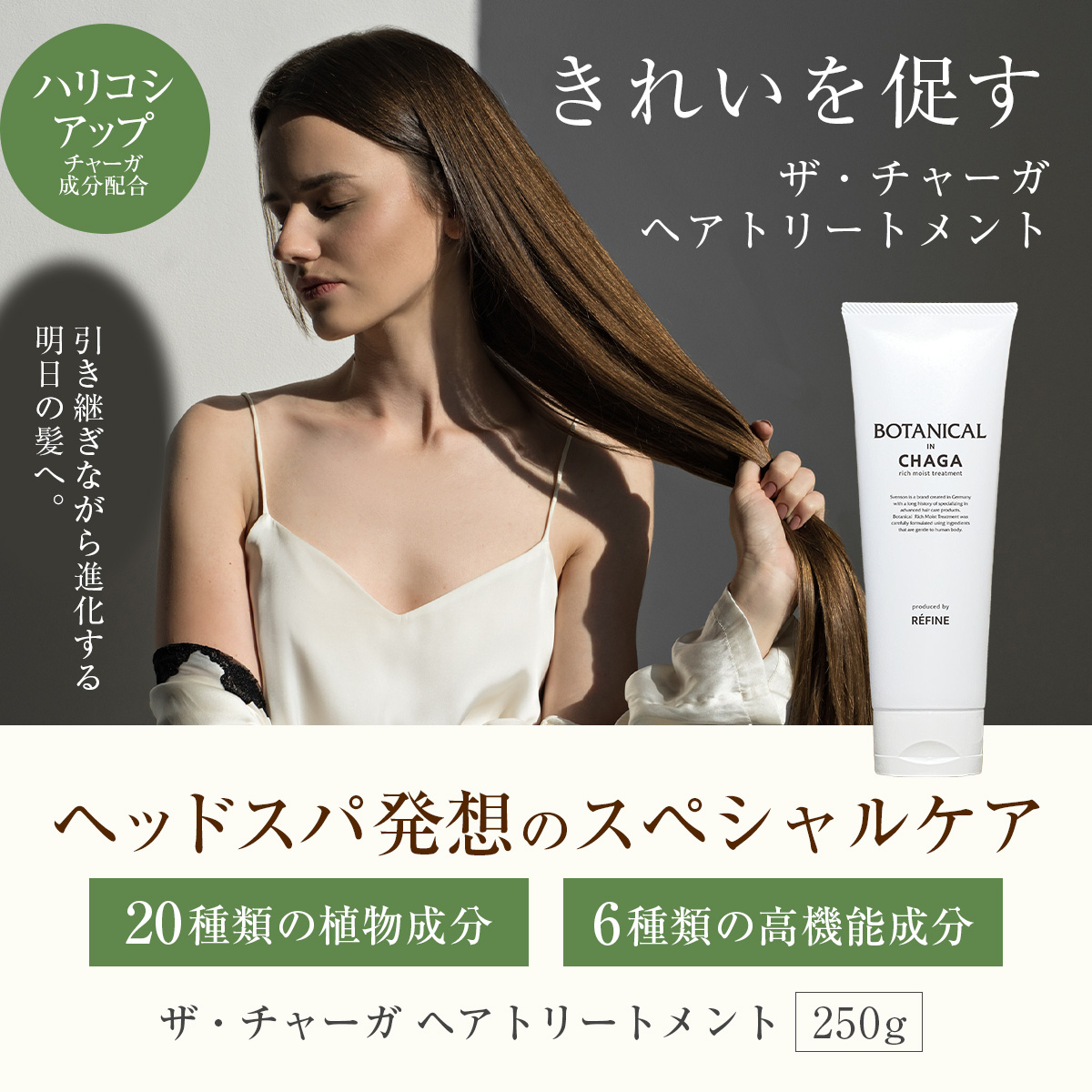 ザ・チャーガ ヘアトリートメント 250g