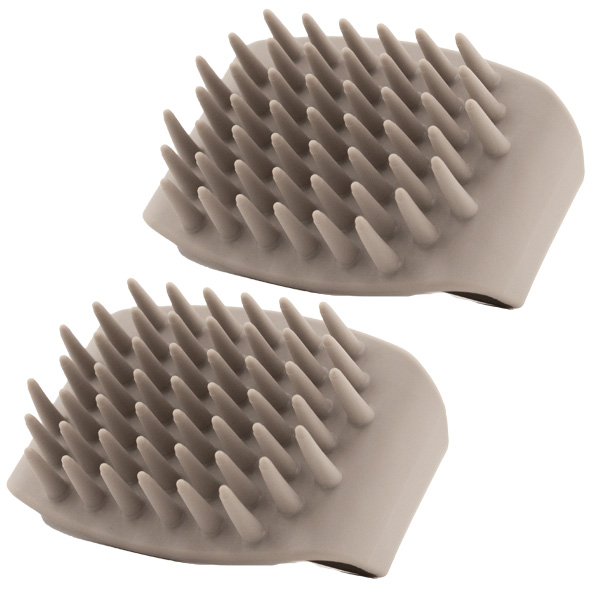 ■頭皮爽快スカルプブラシ（ライトグレー）