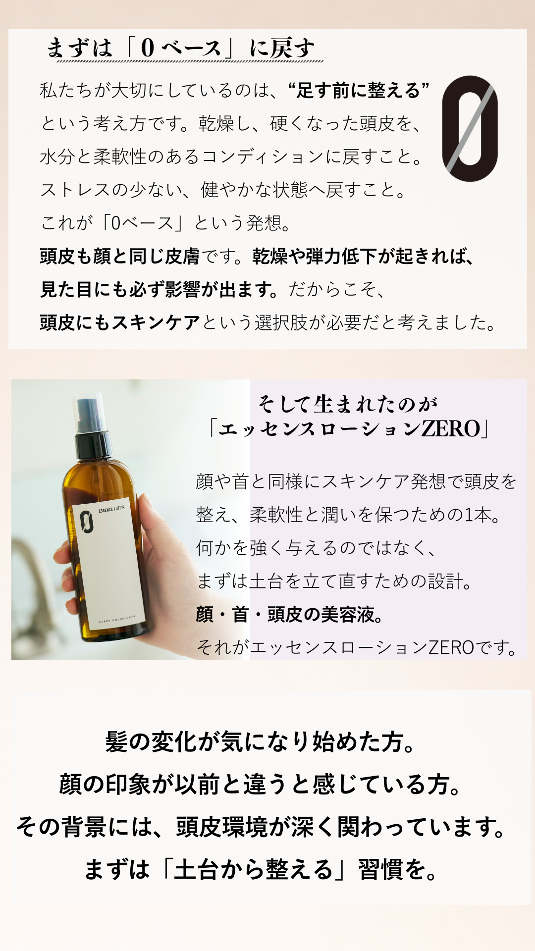 まずは「0ベース」に戻す