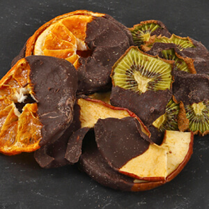 ドライフルーツショコラ3種（りんご、みかん、キウイ）
