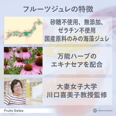 【ギフトBOX付】フルーツジュレ6種セット（アップル、オレンジ、甘夏、ベリー、レモン、グレープ）