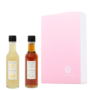 【ギフトBOX付】フルーツビネガー2種セット（ユズビネガー & マスカットビネガー)