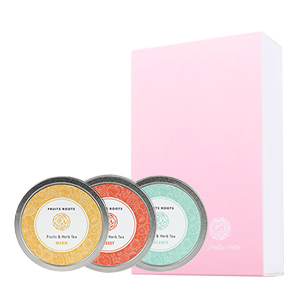 【ギフトBOX付】フルーツ＆ハーブティー3種セット（WARM、RESET、BALANCE）