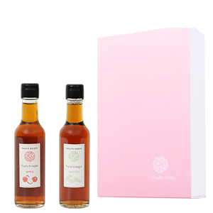 【ギフトBOX付】フルーツビネガー2種セット（アップルビネガー & マスカットビネガー）