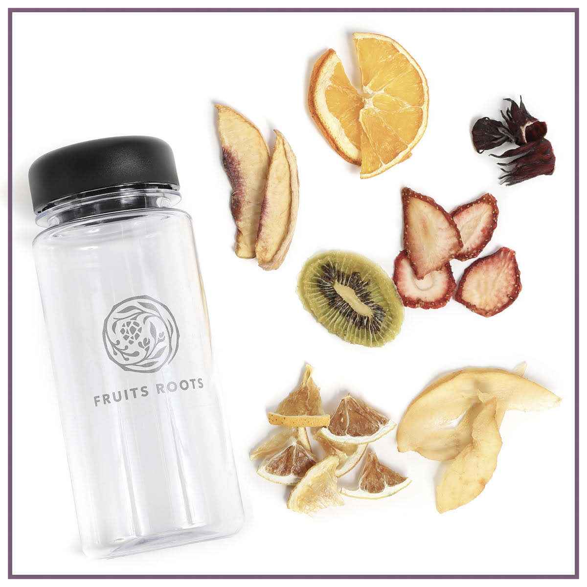 デトックスウォーター3種セット（いちご＆キウイ、桃＆オレンジ、シトラス＆洋なし）ボトル付