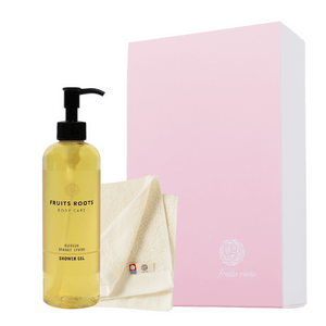 【ギフトBOX付】REFRESH シャワージェル & フェイスタオルセット