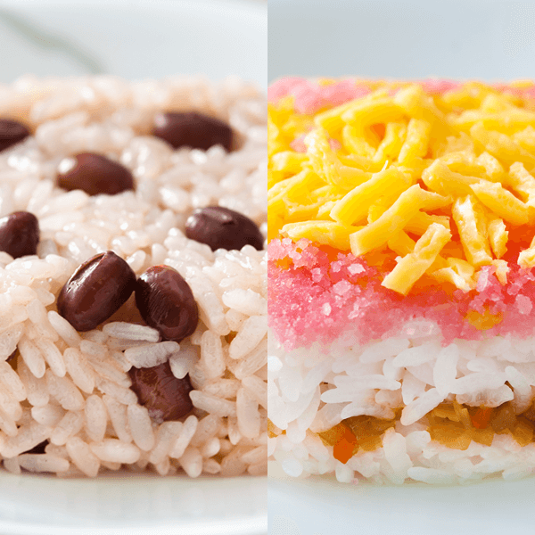 一膳ごはん せいろ蒸し赤飯とちらし寿司のお祝いセット（冷凍）