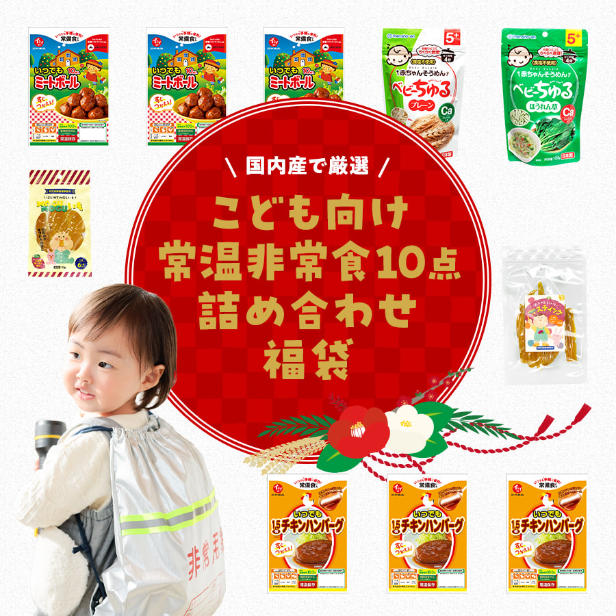 こども向け常温非常食10点セット