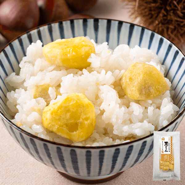 熊本県やまえ村産採れたて栗ごはんの素