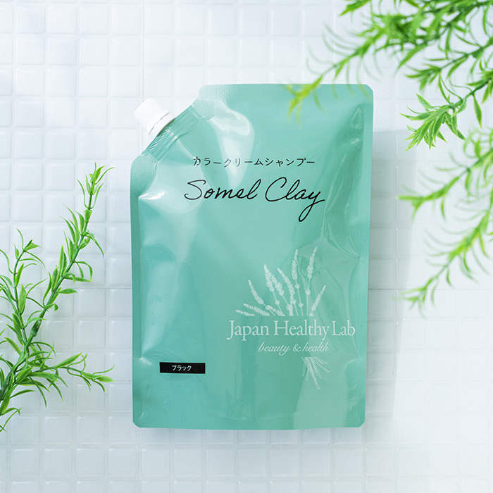 定期）somel clayカラークリームシャンプー（ブラック）200g
