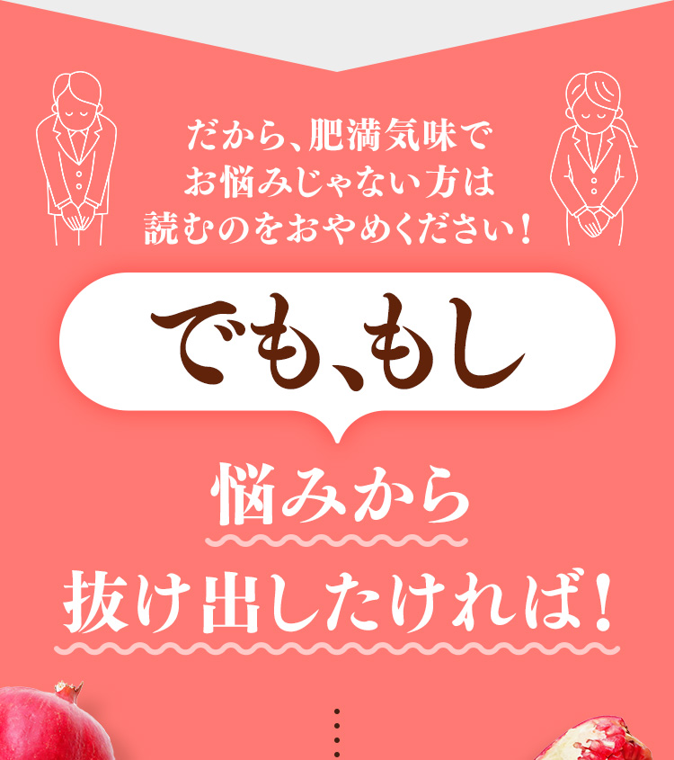 だから、肥満気味でお悩みじゃない方は読むのをおやめください!　でも、もし悩みから抜け出したければ!