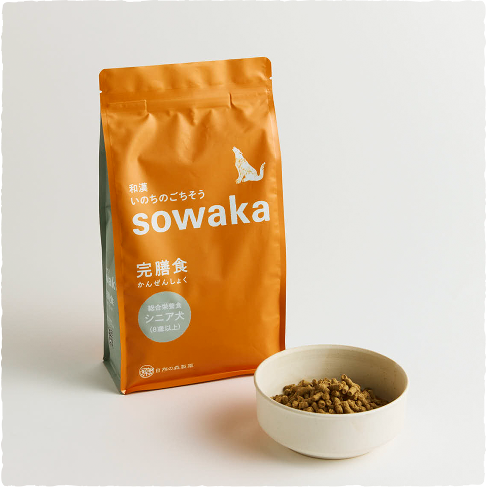sowaka完膳食 ドッグフード(シニア犬)800g【定期購入】
