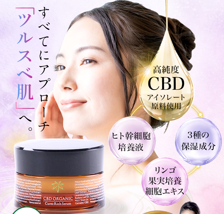 全てにアプローチ「ツルスベ肌」へ