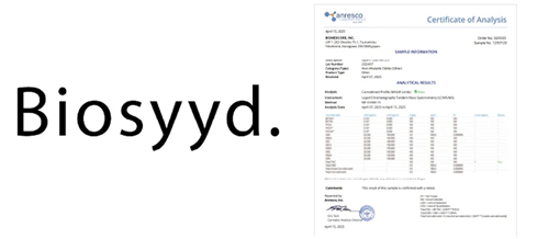 Biosyyd.社製のCBD