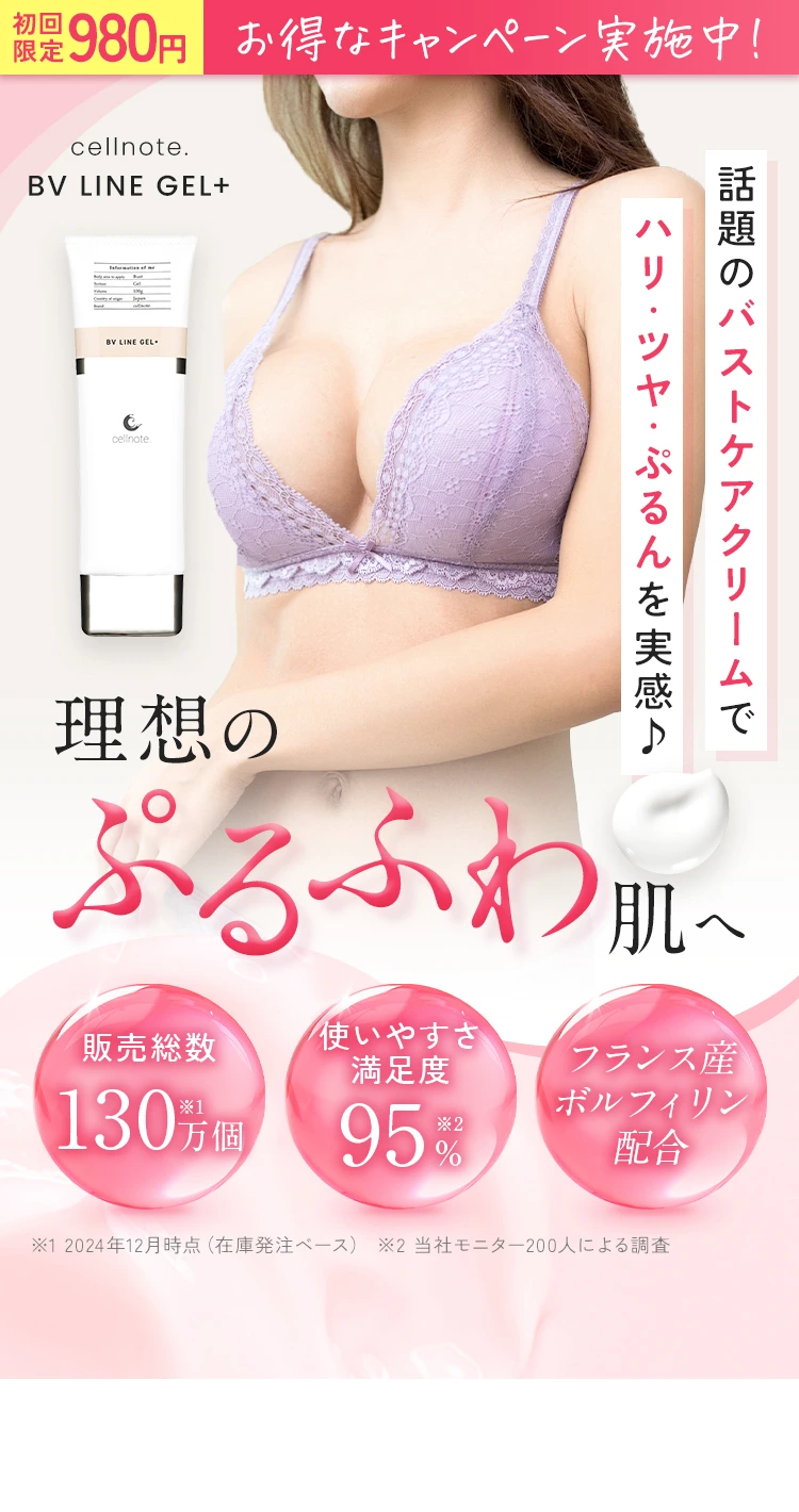 理想のぷるふわバストへ