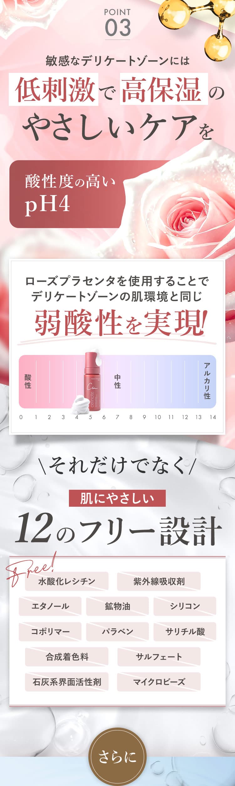 低刺激高保湿で優しいケア