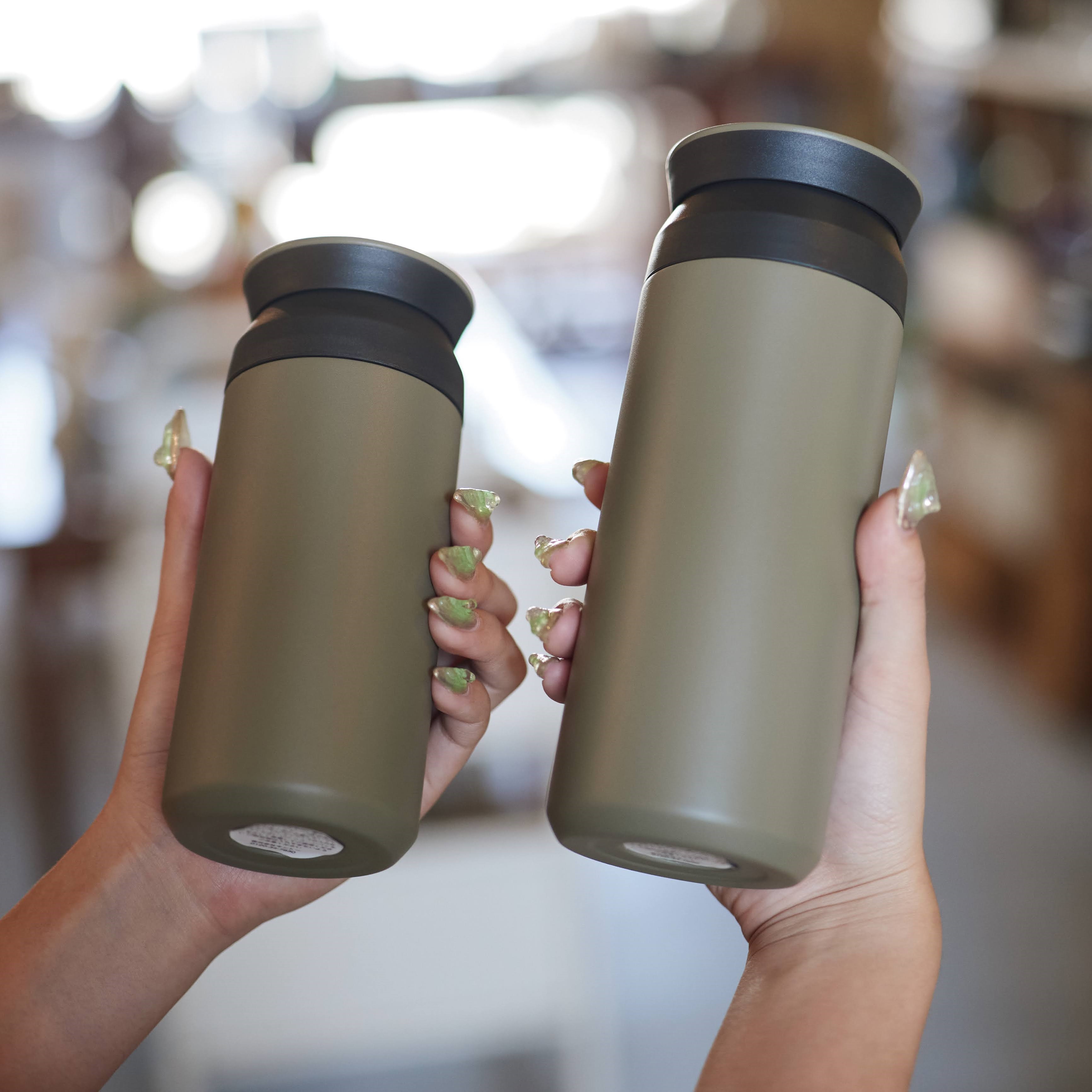 トラベルタンブラー 色,サイズ: アッシュグリーン 350ml