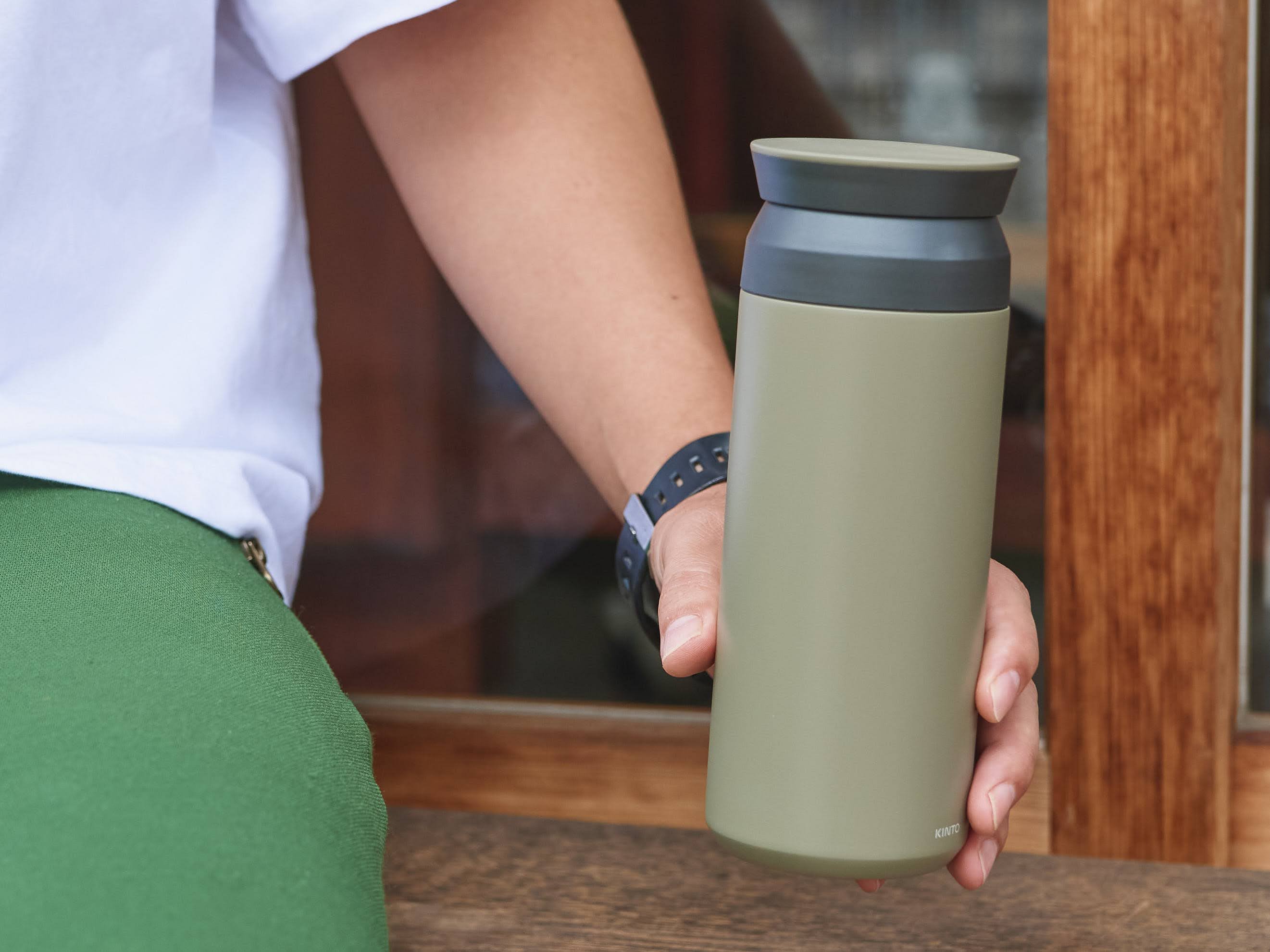 トラベルタンブラー 色,サイズ: アッシュグリーン 350ml