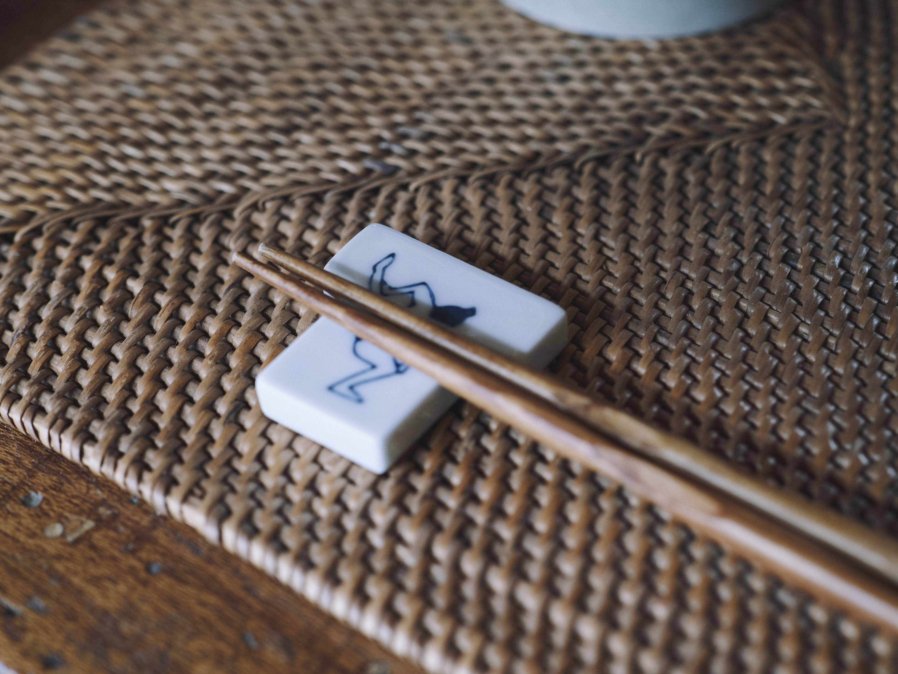 お相撲さんの箸置き 箸置き5種: ①どすこい