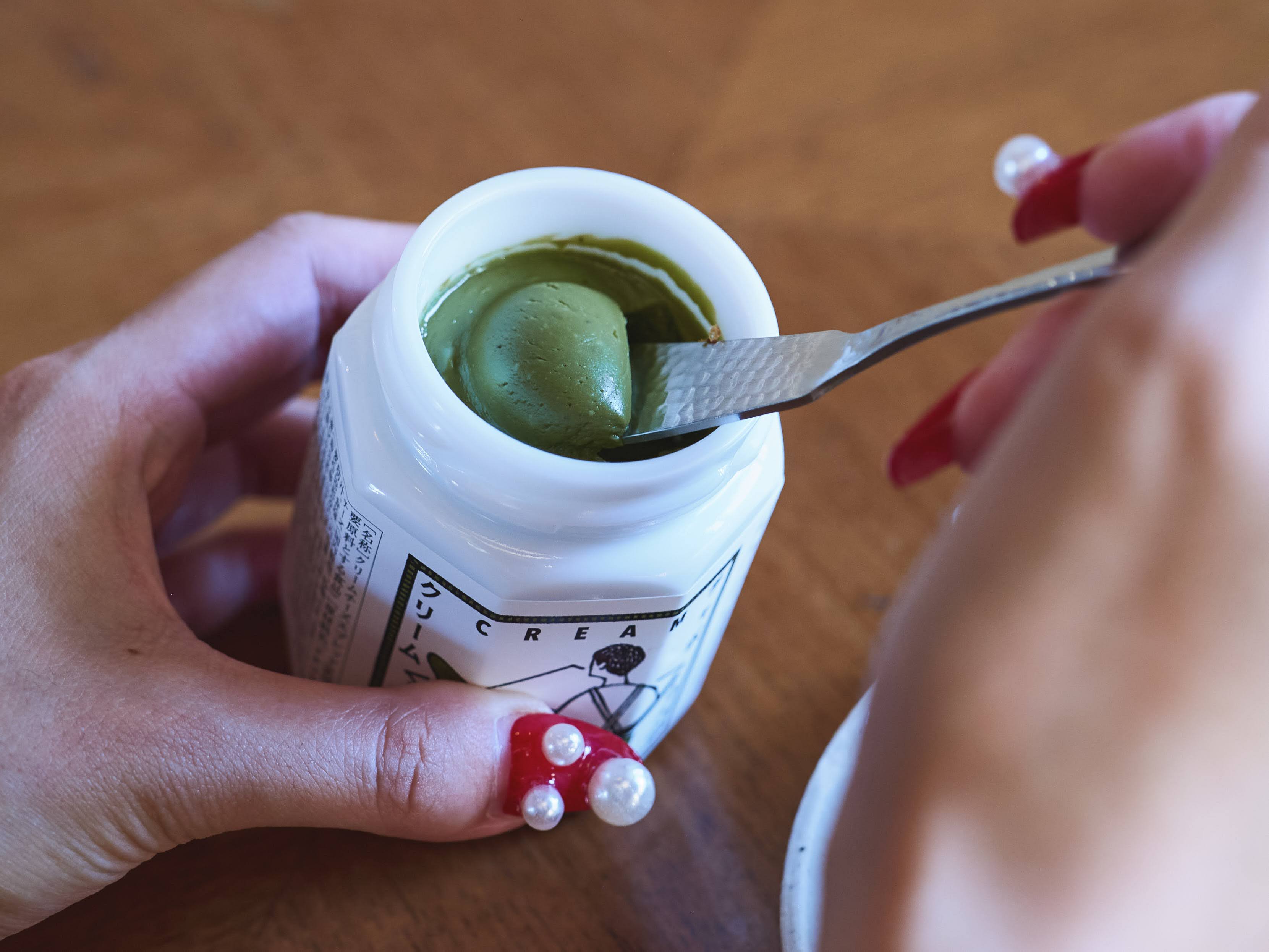 チャボさんのクリームチーズ 味: 抹茶