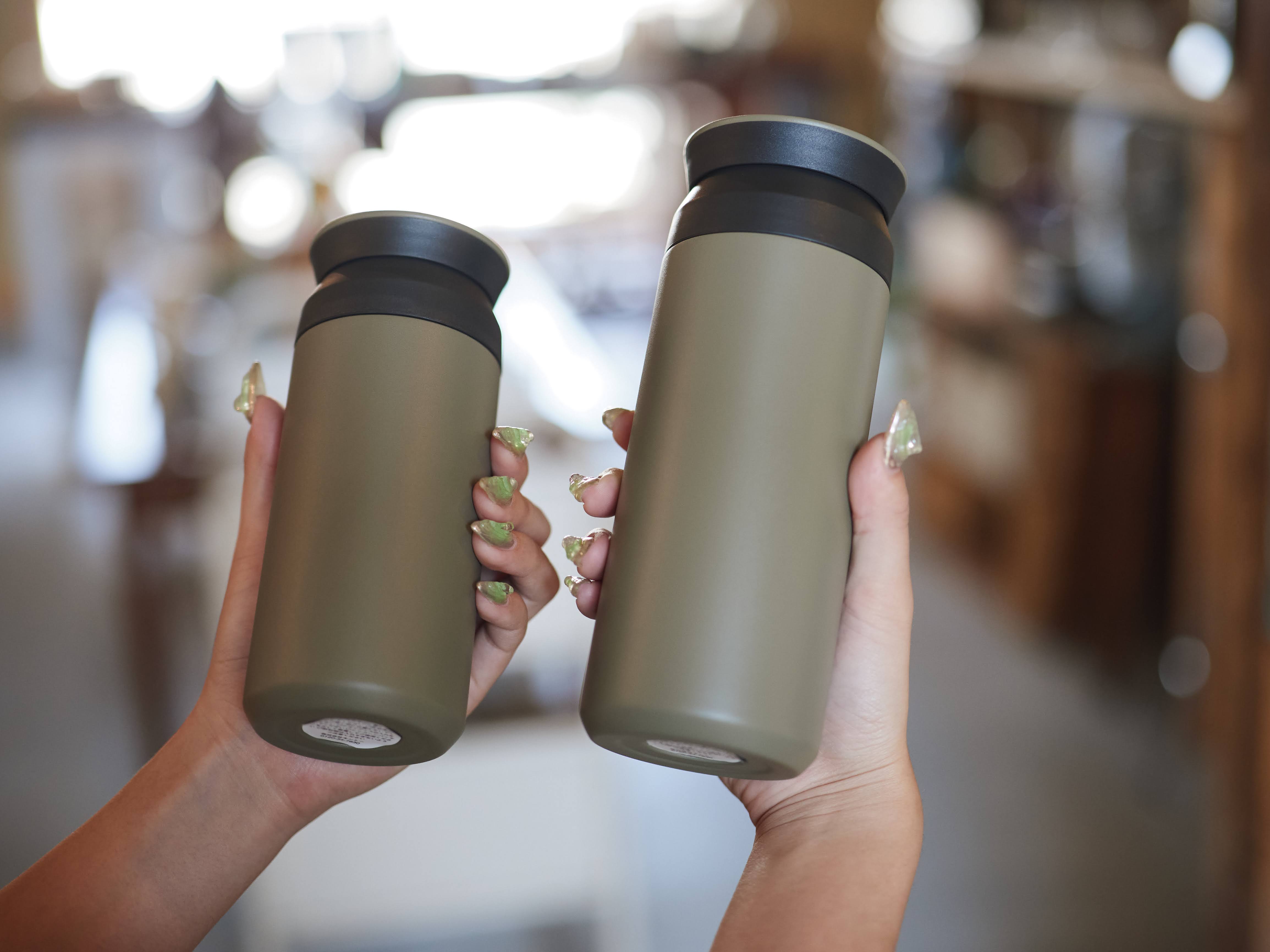 トラベルタンブラー 色,サイズ: アッシュグリーン 350ml