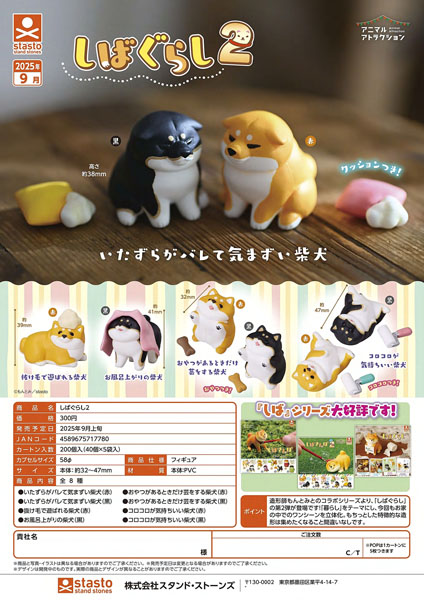 【9月発売】しばぐらし2 40個入り (300円カプセル)【二次予約】
