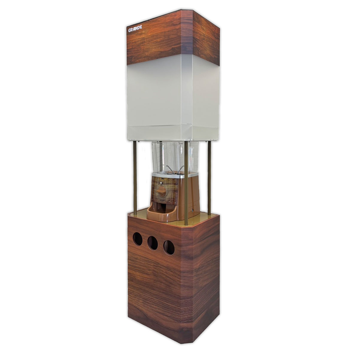 【新品】GACHAPY GRANDE(ガチャピーグランデ)【マロンブラウン】カプセルトイマシン 本体【送料別途お見積】