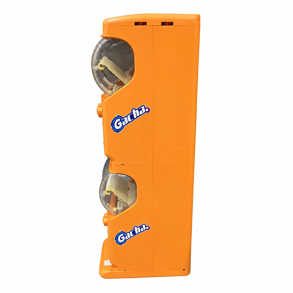 【中古】ガチャ2Ez(ガチャツーイージー）/オレンジ/2段式カプセルトイマシン本体