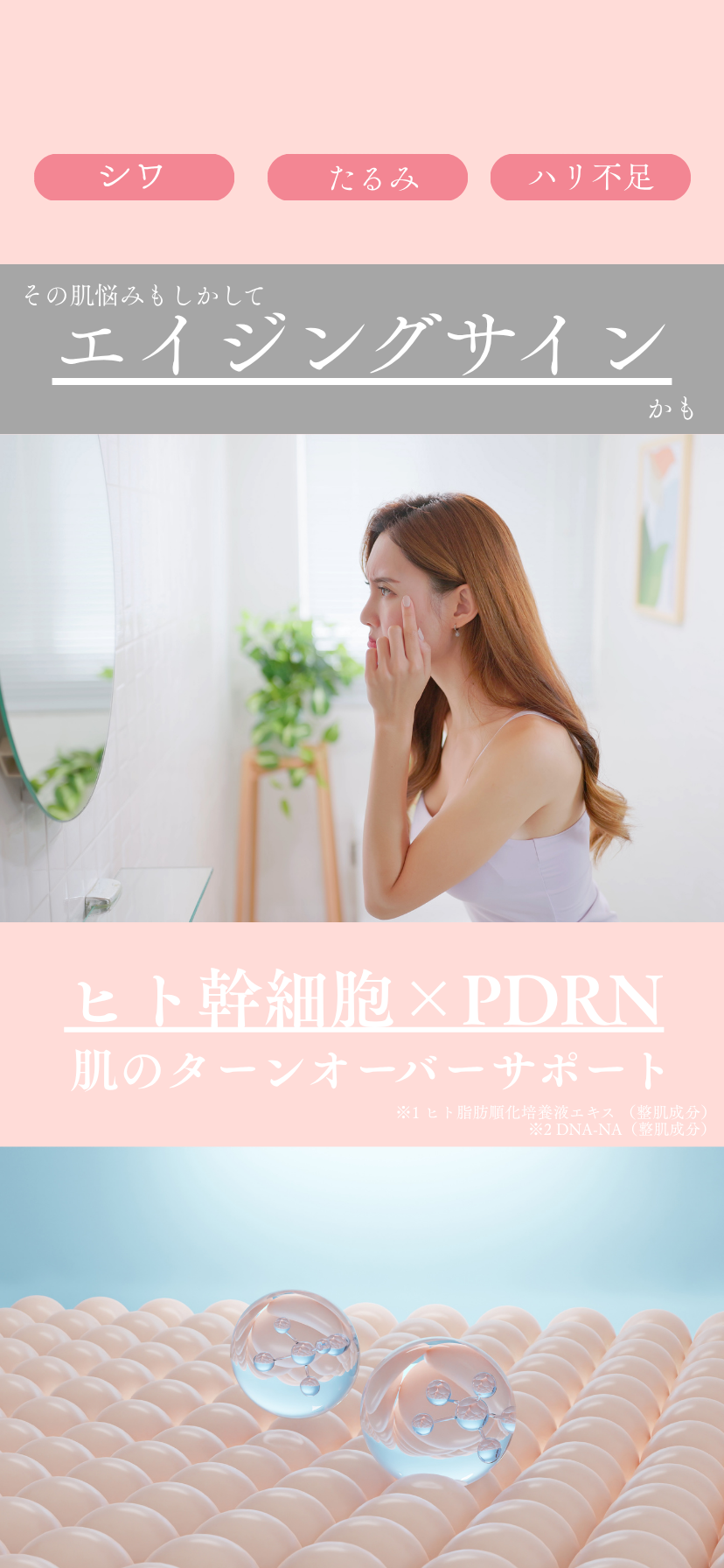 その肌悩みもしかしてエイジングサインかも