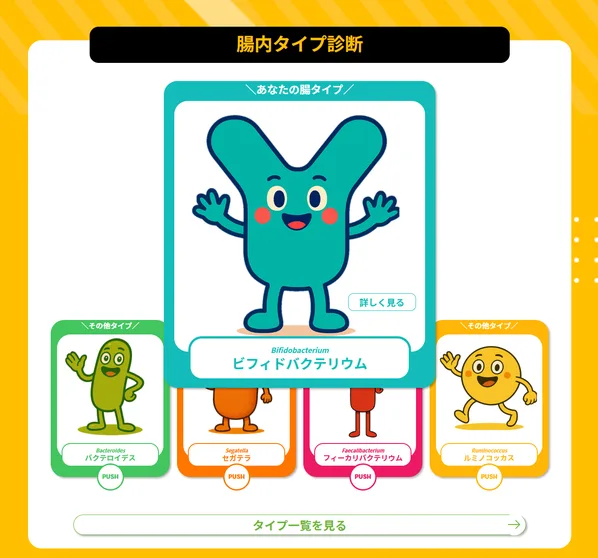 腸内タイプチェックのレポート