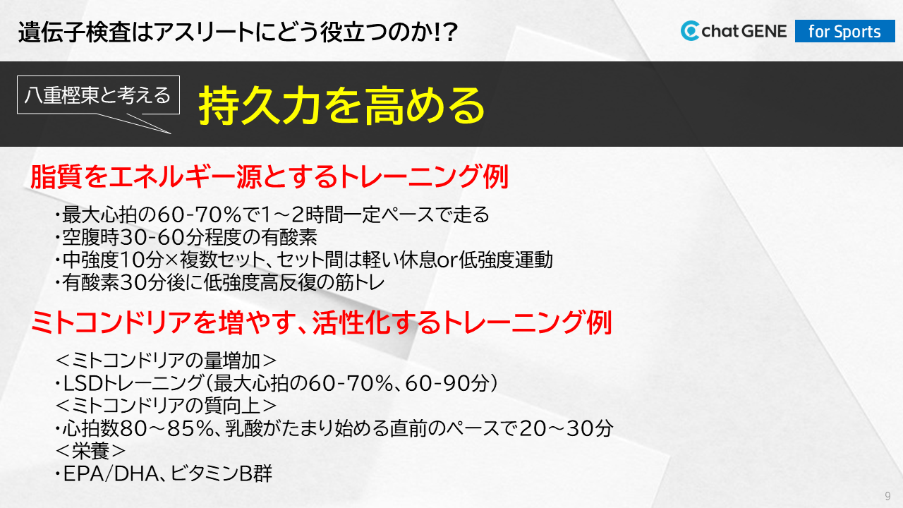 持久力遺伝子スライド