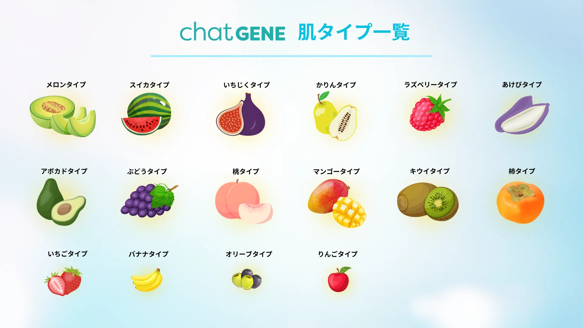 肌質16タイプ別一覧