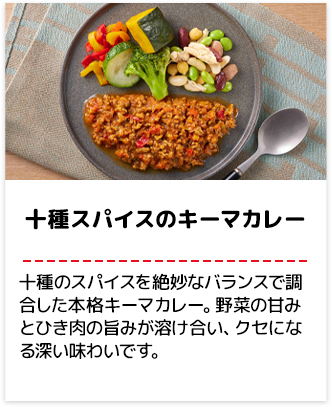 十種スパイスのキーマカレー