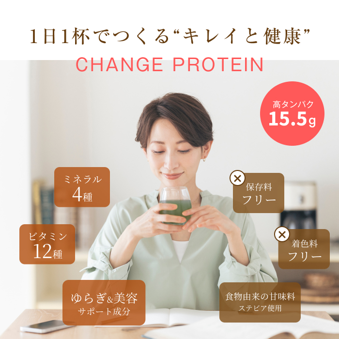 チェンジプロテイン（単品） 味: 濃厚抹茶味